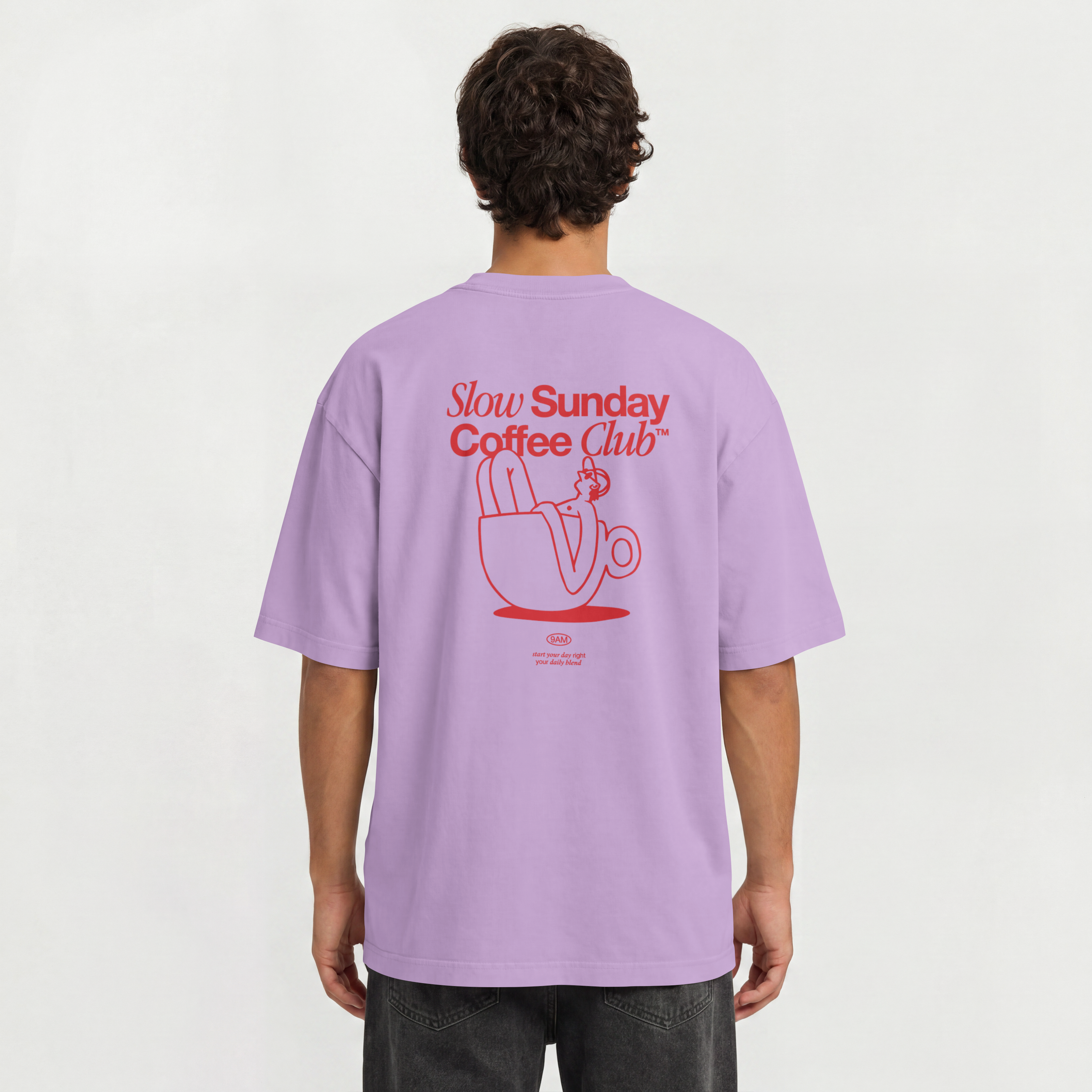Saint Guas Statement Capsule – Slow Sunday Premium Oversize T-Shirt