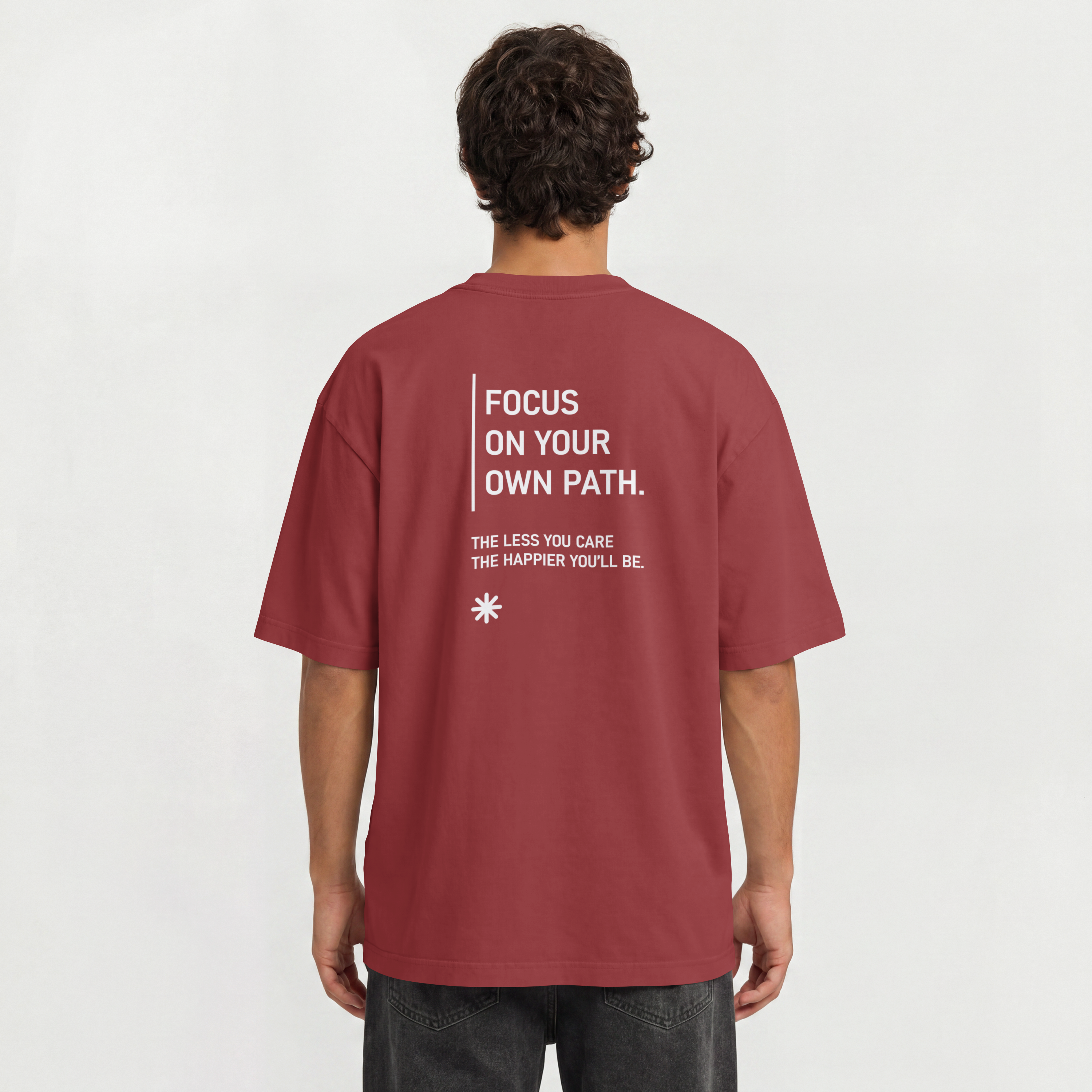 Saint Guas Statement Capsule – Focus On Your Path Premium Oversize T-Shirt