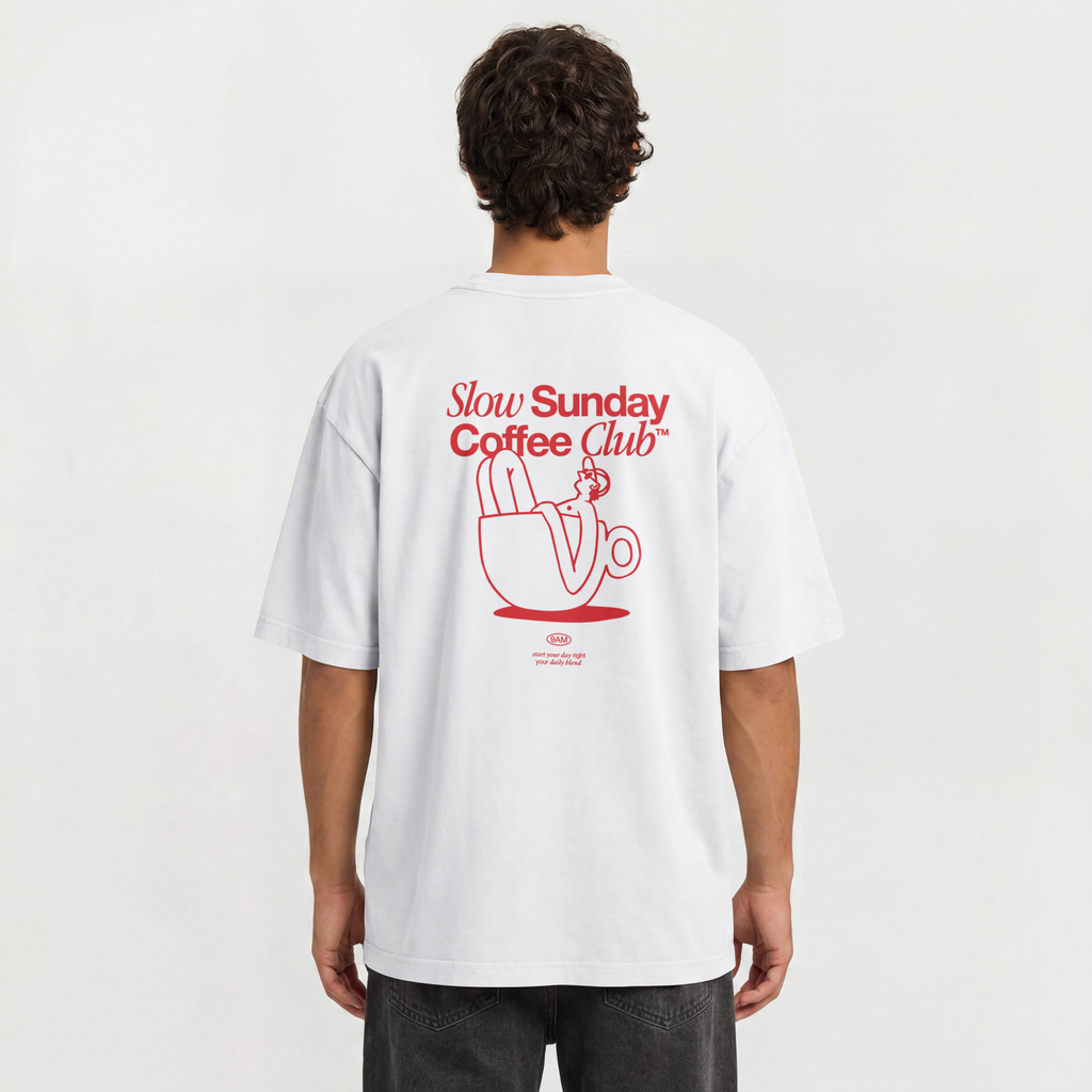 Saint Guas Statement Capsule – Slow Sunday Premium Oversize T-Shirt