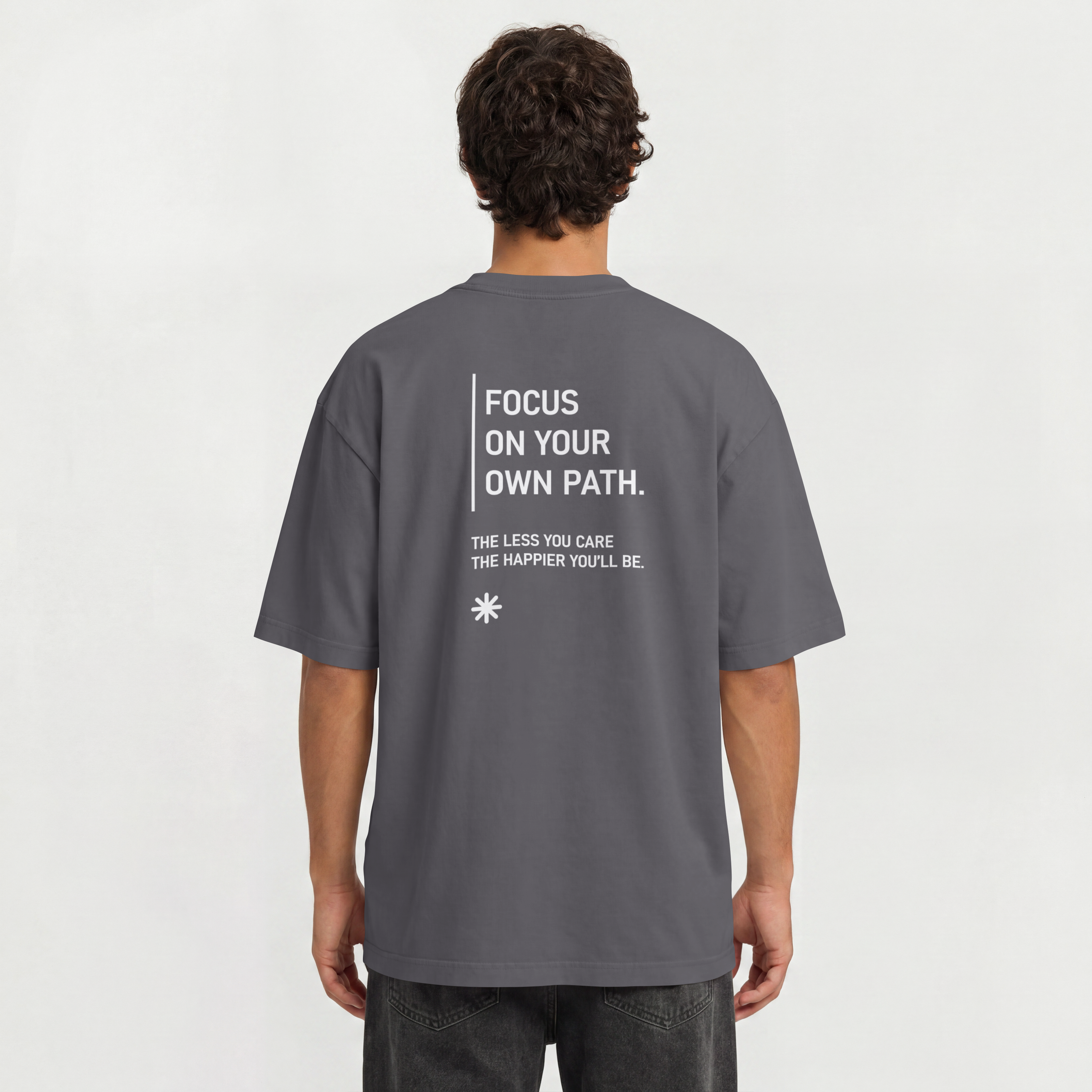 Saint Guas Statement Capsule – Focus On Your Path Premium Oversize T-Shirt
