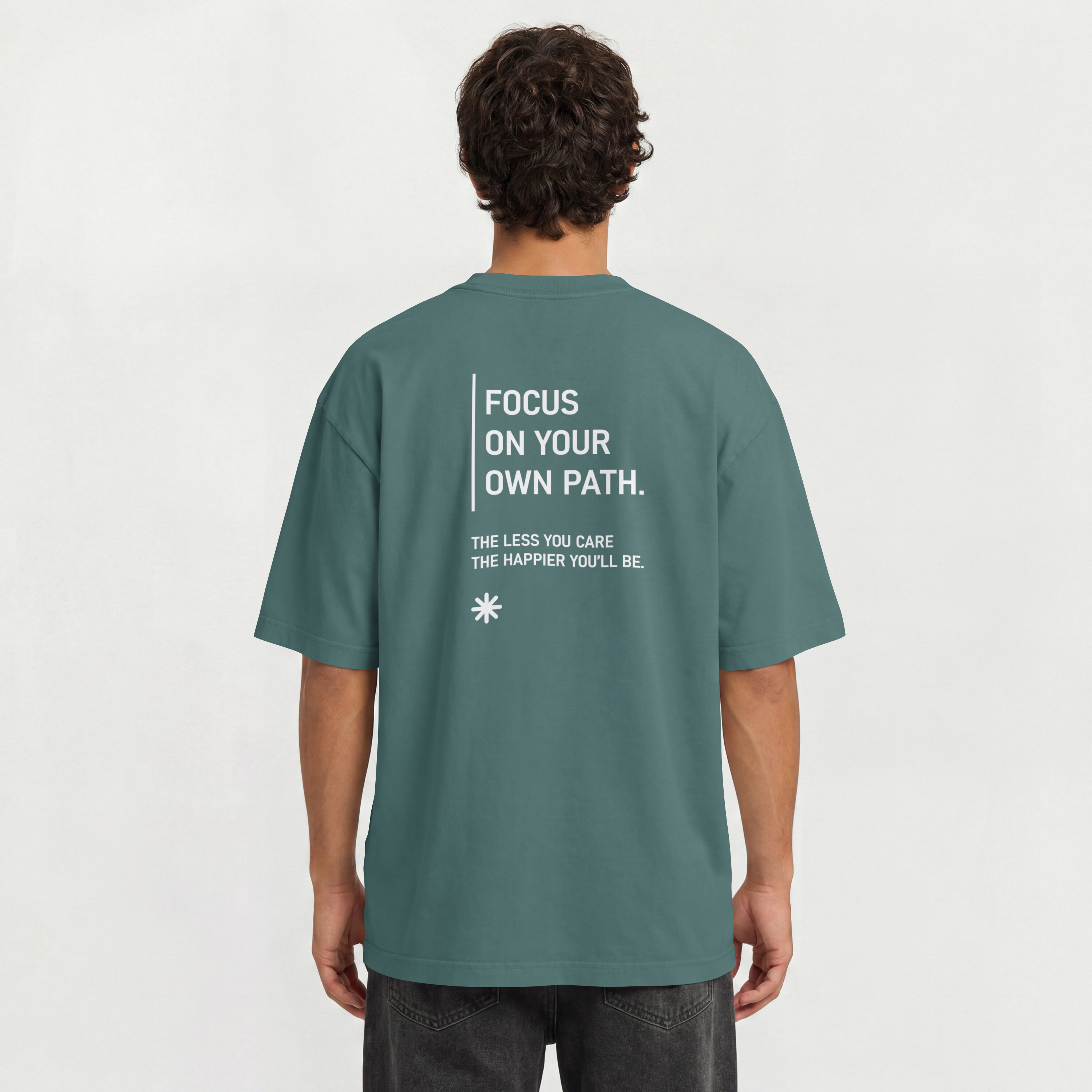 Saint Guas Statement Capsule – Focus On Your Path Premium Oversize T-Shirt