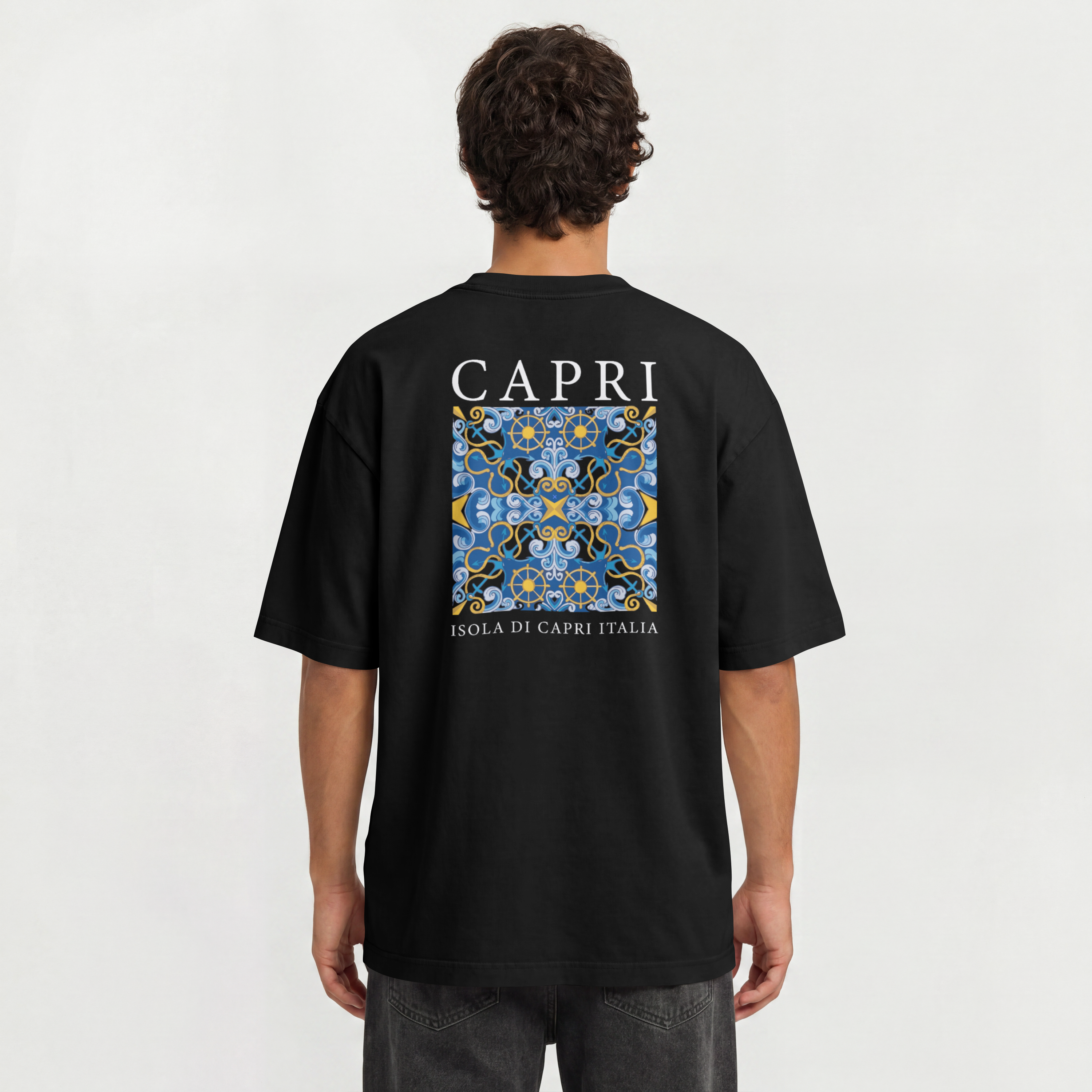Saint Guas Statement Capsule – Capri Premium Oversize T-Shirt