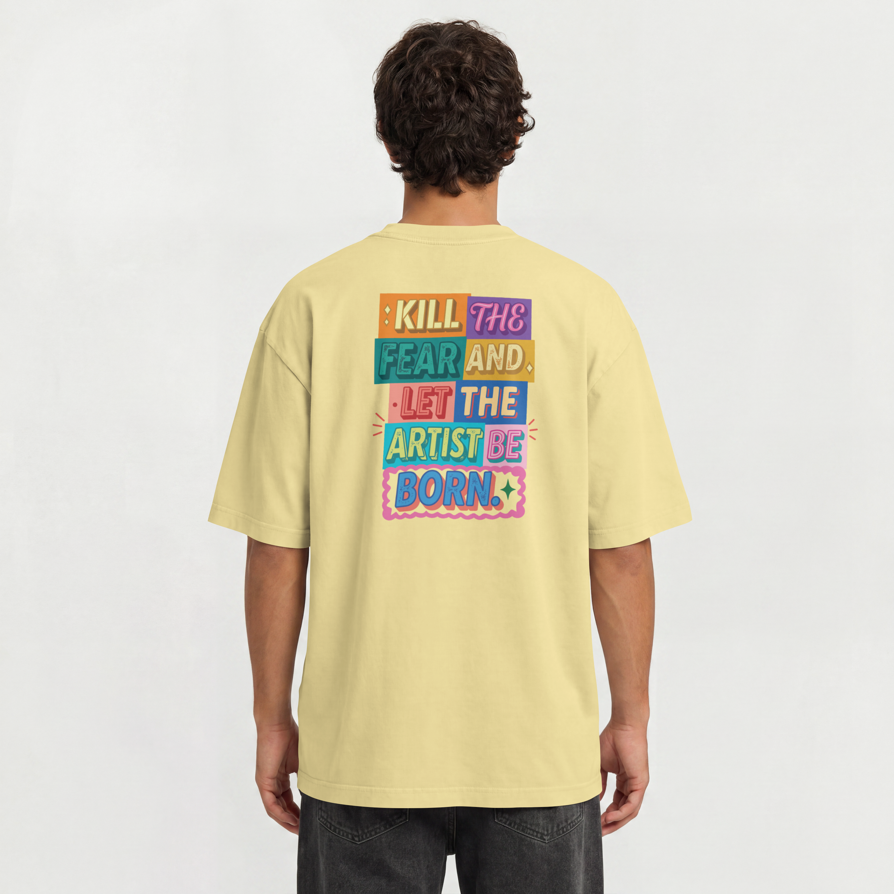 Saint Guas Statement Capsule – Espresso Girl Club Premium Oversize T-Shirt