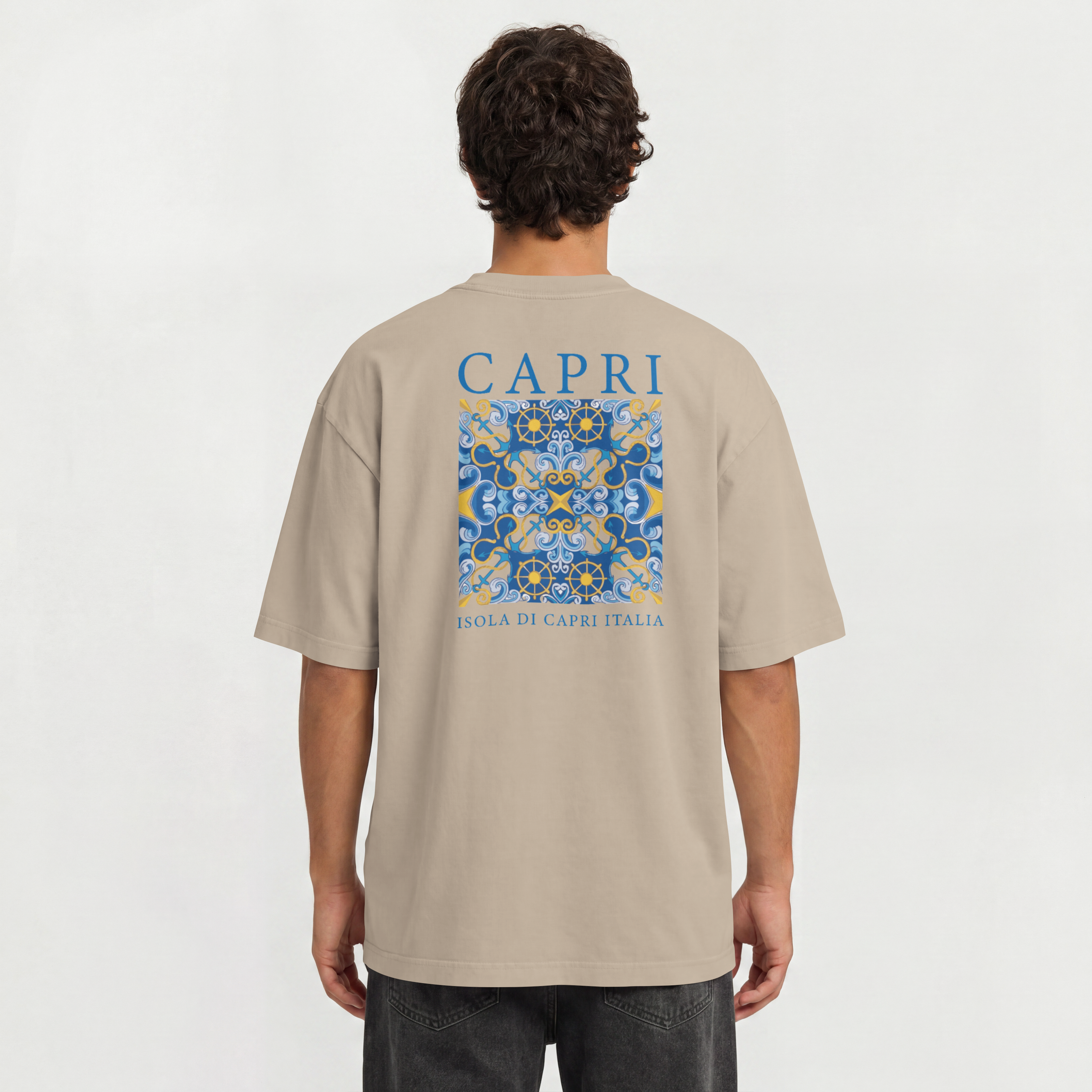 Saint Guas Statement Capsule – Capri Premium Oversize T-Shirt