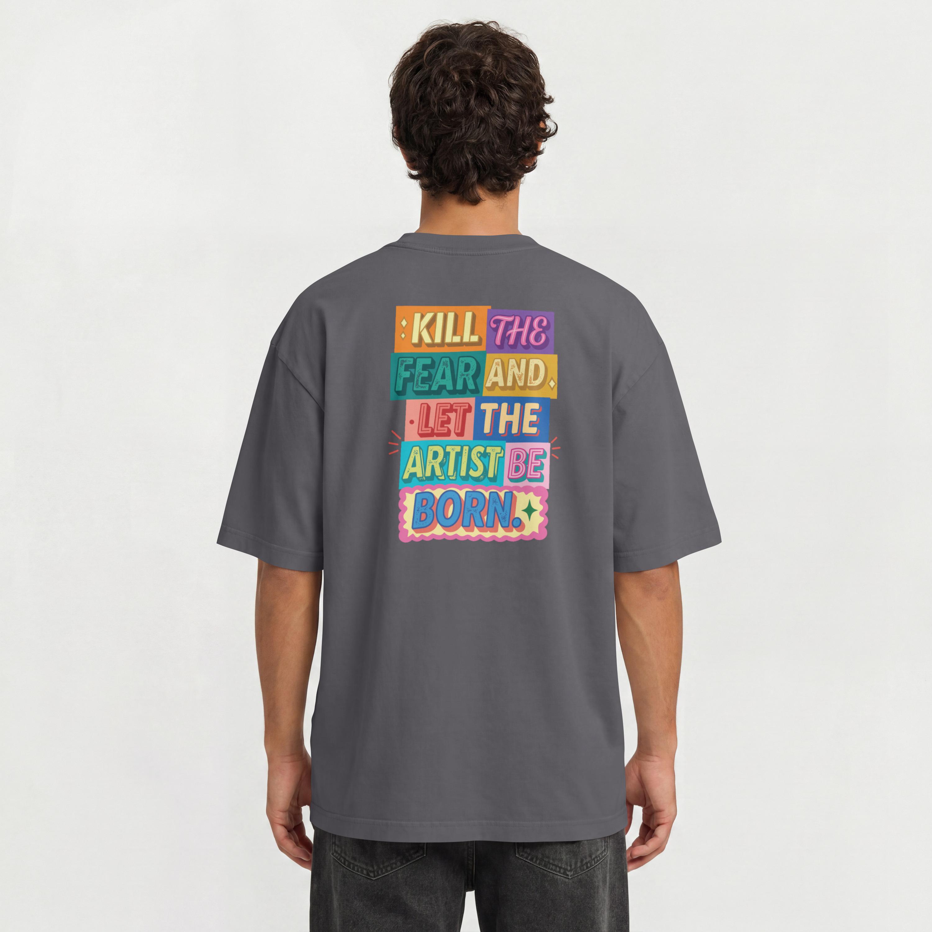 Saint Guas Statement Capsule – Espresso Girl Club Premium Oversize T-Shirt