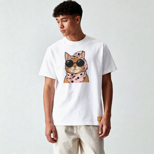 Saint Guas Mood Pet Capsule – Cool Cat Premium Oversize T-Shirt
