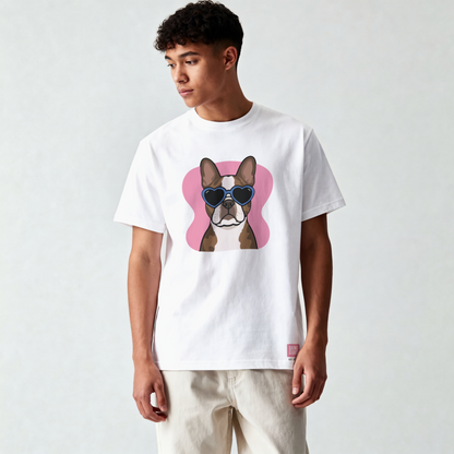 Saint Guas Mood Pet Capsule – Frenchie Premium Oversize T-Shirt