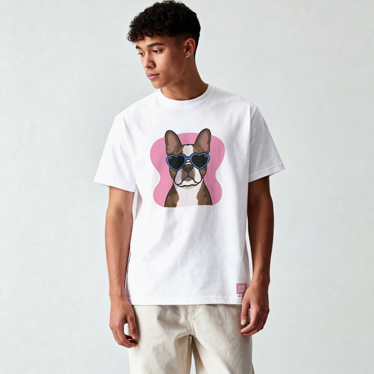 Saint Guas Mood Pet Capsule – Frenchie Premium Oversize T-Shirt