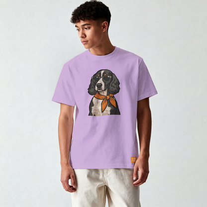 Saint Guas Mood Pet Capsule – Cocker Spaniel Premium Oversize T-Shirt