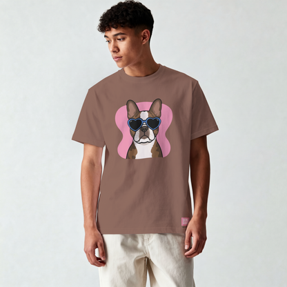 Saint Guas Mood Pet Capsule – Frenchie Premium Oversize T-Shirt