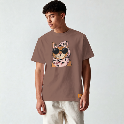 Saint Guas Mood Pet Capsule – Cool Cat Premium Oversize T-Shirt