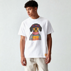 Saint Guas Mood Pet Capsule – Dachshund Premium Oversize T-Shirt