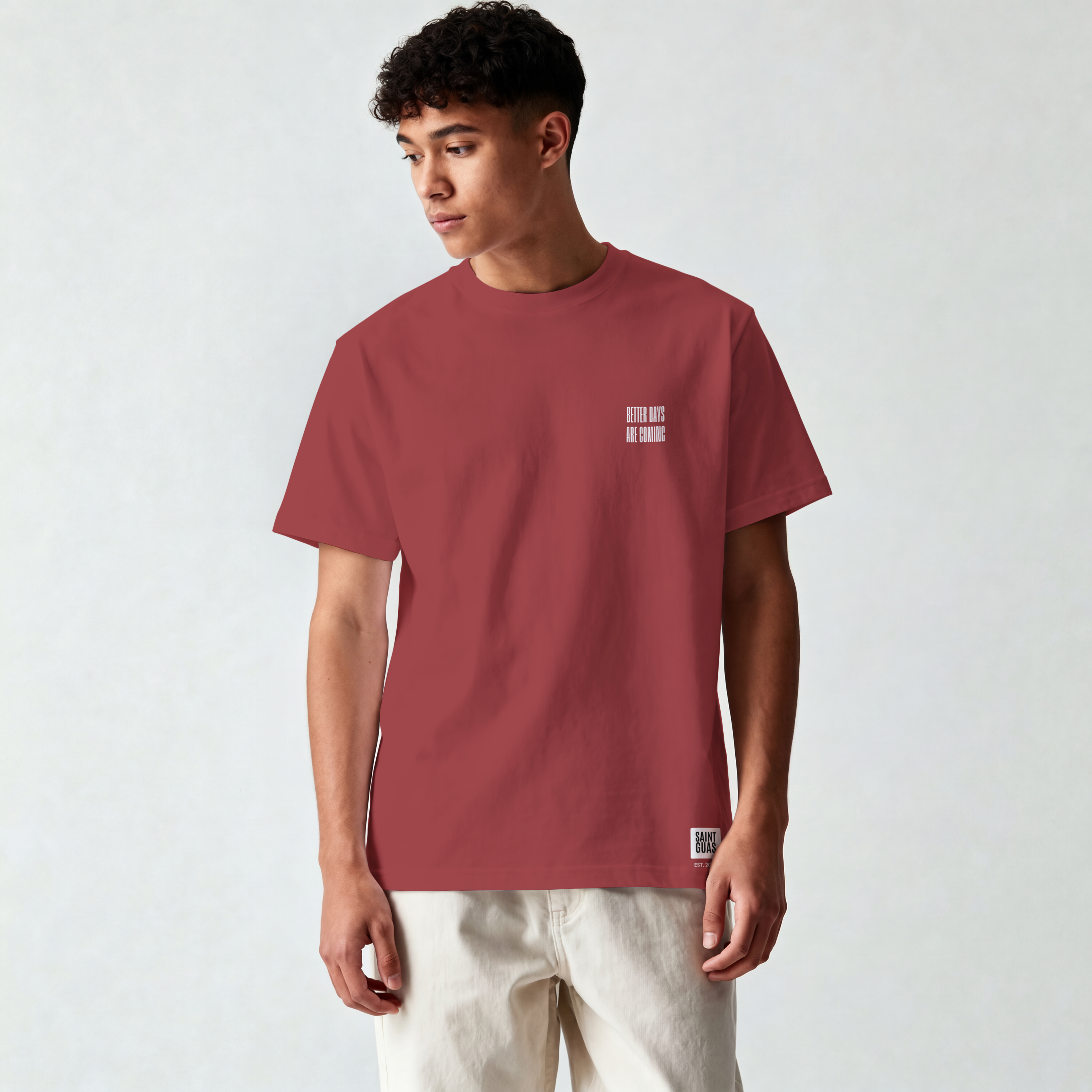 Saint Guas Statement Capsule – Better Days Are Coming Premium Oversize T-Shirt