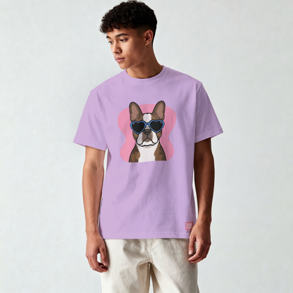 Saint Guas Mood Pet Capsule – Frenchie Premium Oversize T-Shirt