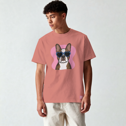 Saint Guas Mood Pet Capsule – Frenchie Premium Oversize T-Shirt