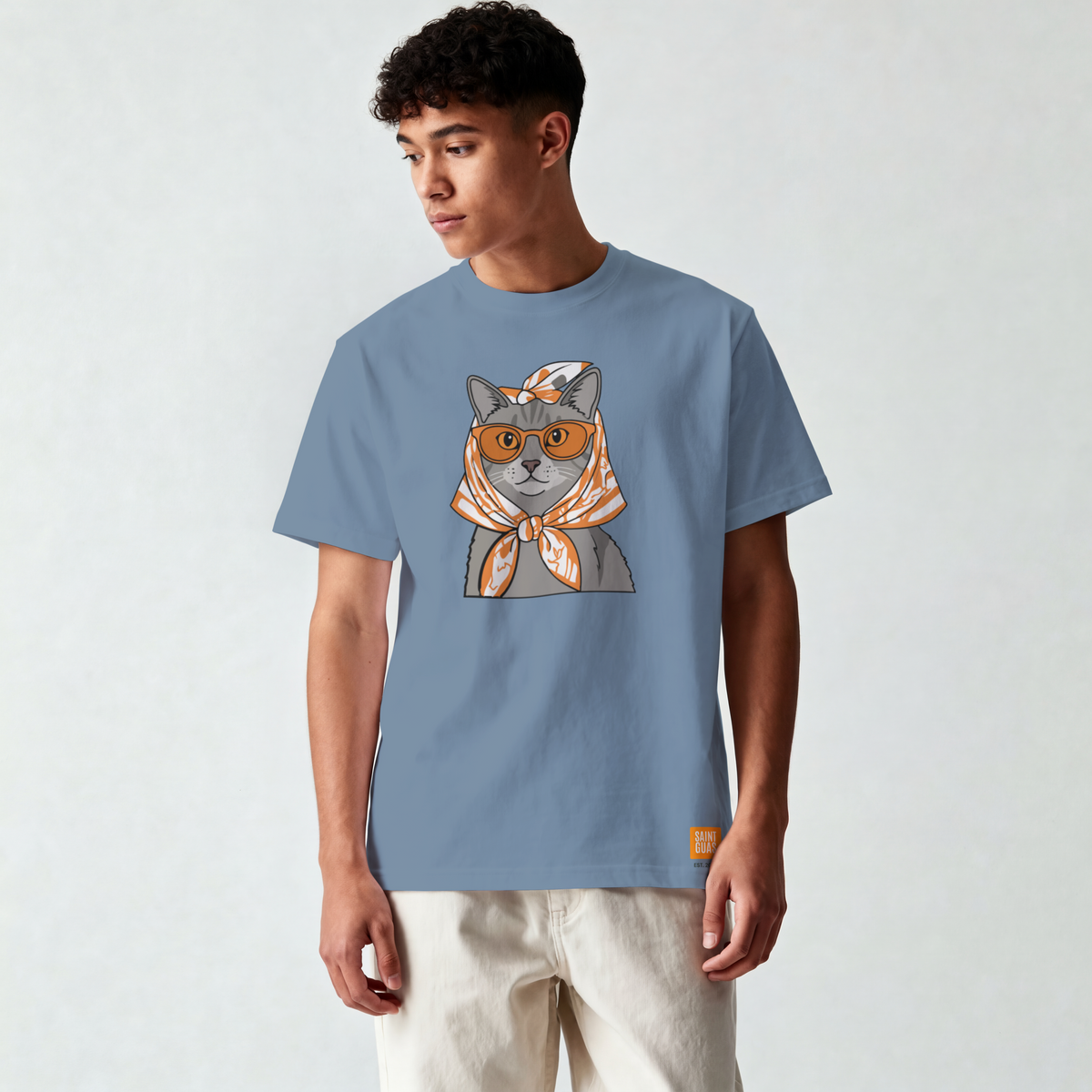 Saint Guas Mood Pet Capsule – Catue Premium Oversize T-Shirt