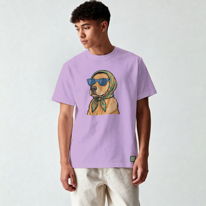 Saint Guas Mood Pet Capsule – Golden Retriever Premium Oversize T-Shirt