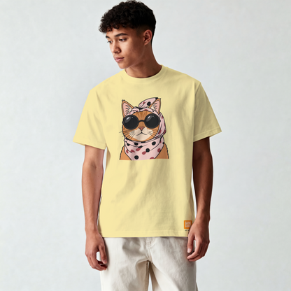 Saint Guas Mood Pet Capsule – Cool Cat Premium Oversize T-Shirt