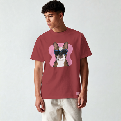 Saint Guas Mood Pet Capsule – Frenchie Premium Oversize T-Shirt