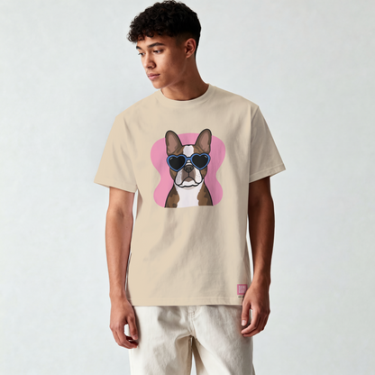 Saint Guas Mood Pet Capsule – Frenchie Premium Oversize T-Shirt
