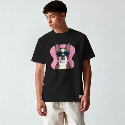 Saint Guas Mood Pet Capsule – Frenchie Premium Oversize T-Shirt
