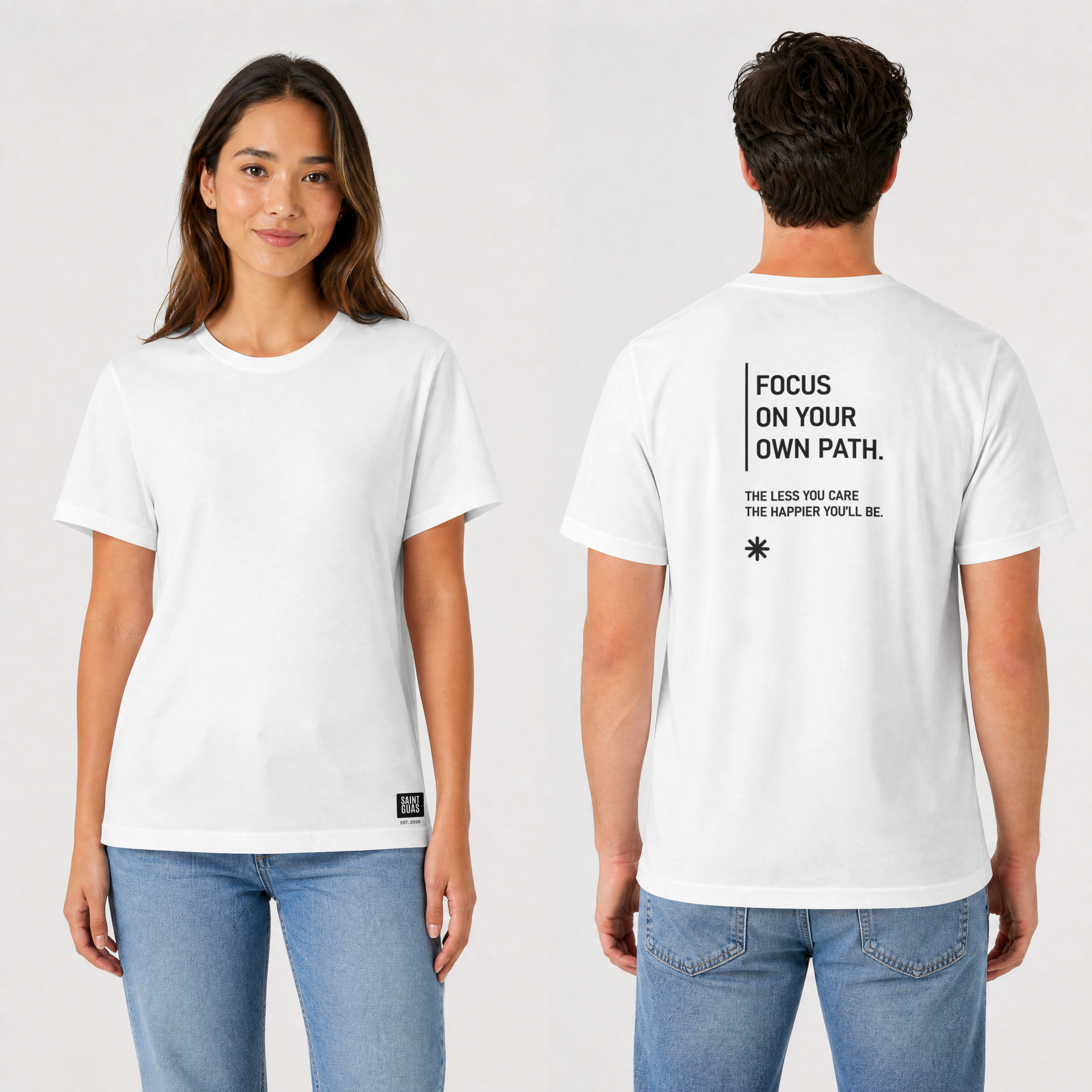 Saint Guas Mood Pet Capsule – Focus On Your Path Premium Regular T-Shirt