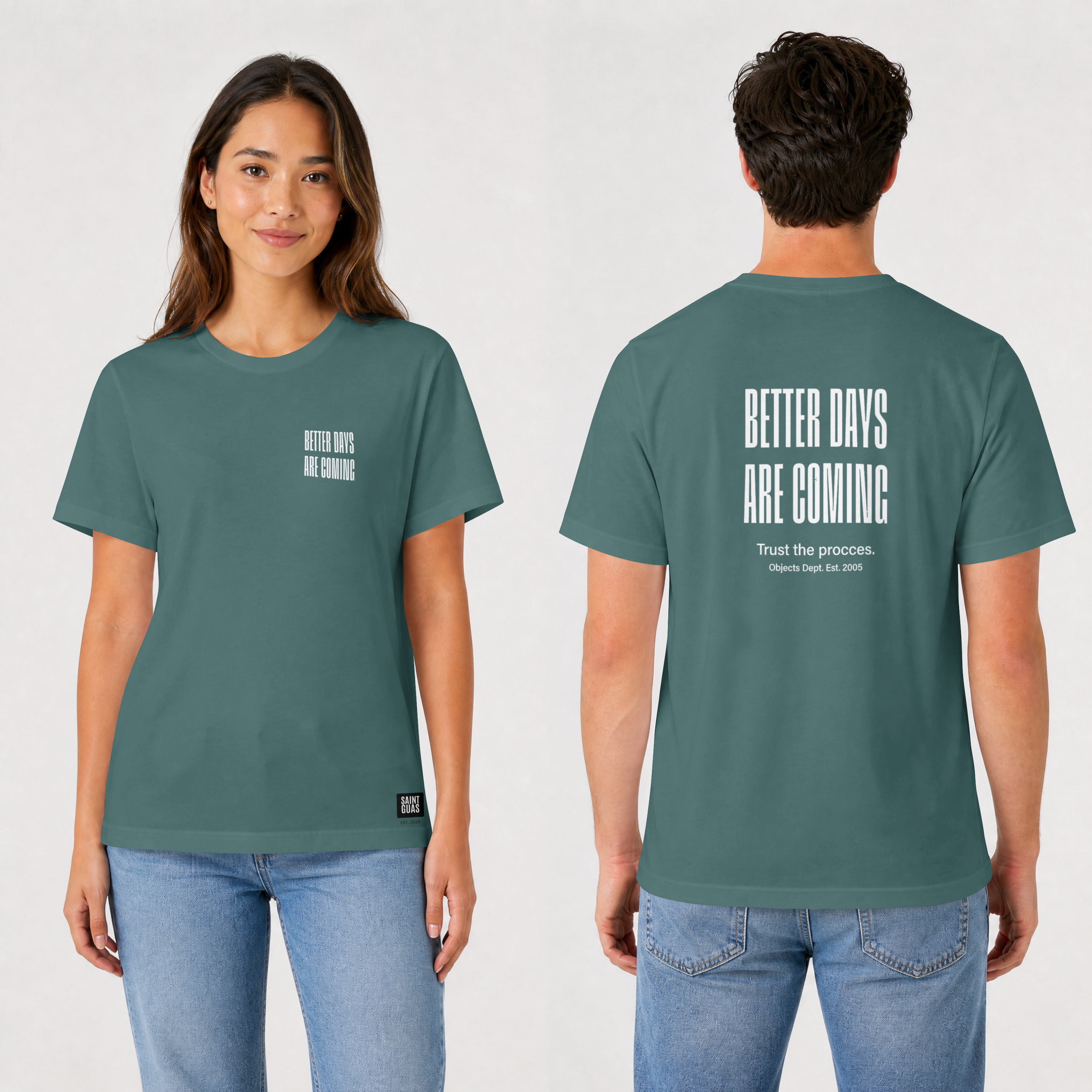 Saint Guas Mood Pet Capsule – Better Days Are Coming Premium Regular T-Shirt
