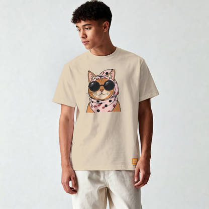 Saint Guas Mood Pet Capsule – Cool Cat Premium Oversize T-Shirt
