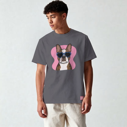 Saint Guas Mood Pet Capsule – Frenchie Premium Oversize T-Shirt