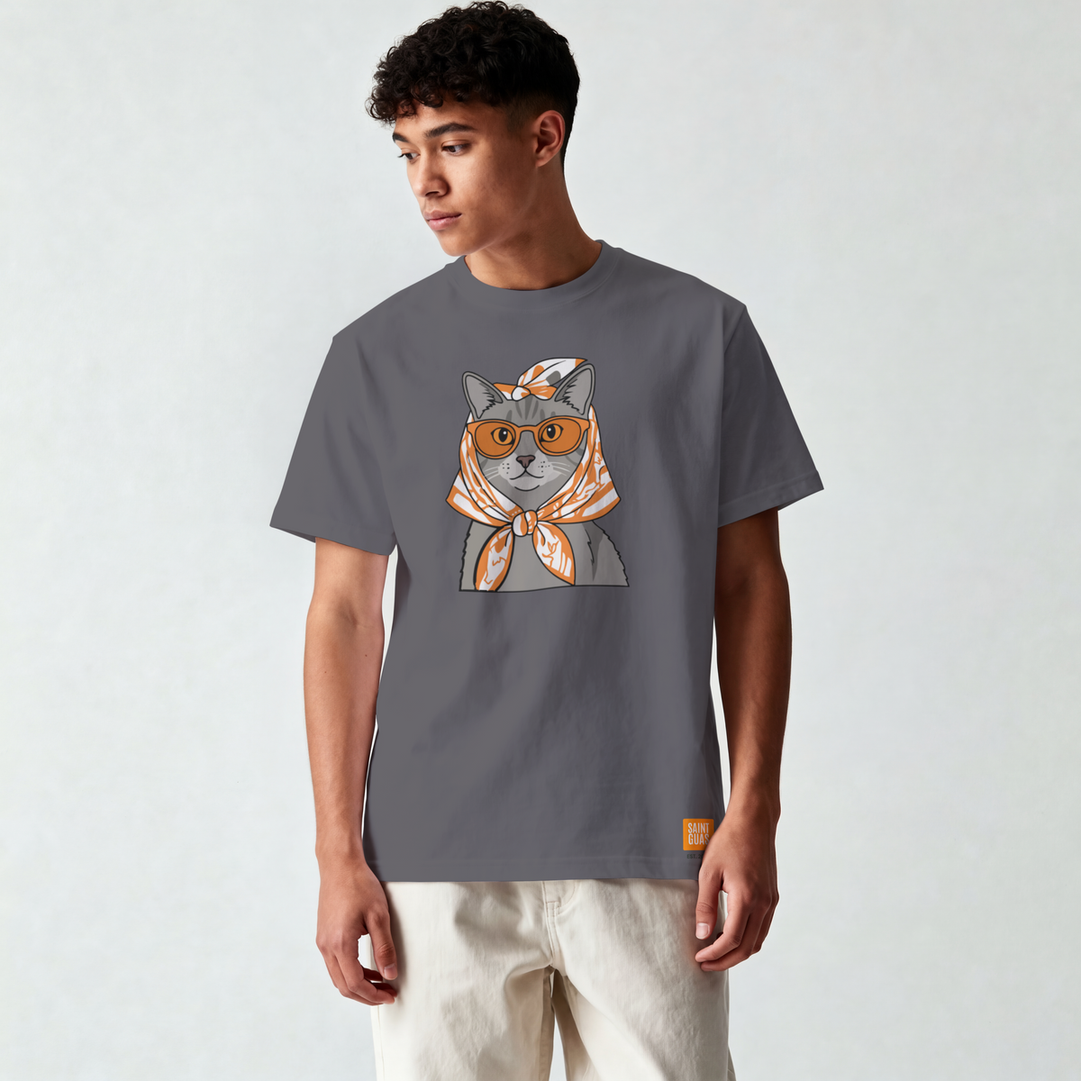 Saint Guas Mood Pet Capsule – Catue Premium Oversize T-Shirt